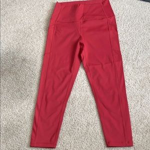 Red Pocket Brilliant Capris